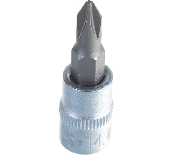 Изображение товара Торцевая вставка с битой (1/4"; PH1) Станкоимпорт CS-14.12.PH1