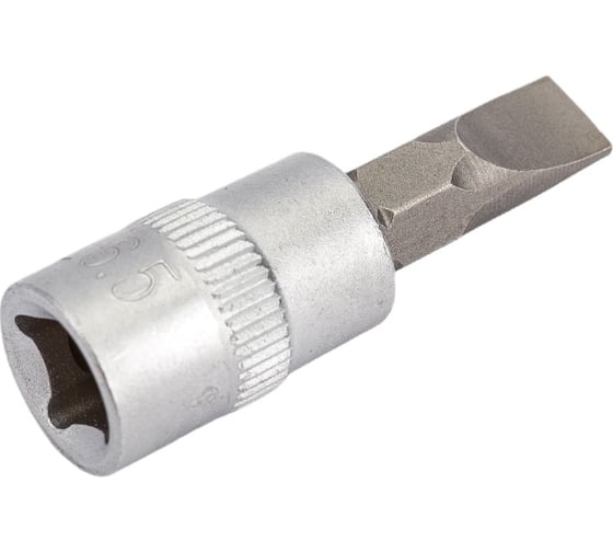 Изображение товара Торцевая вставка с битой (1/4"; SL6.5) Станкоимпорт CS-14.12.SL6.5