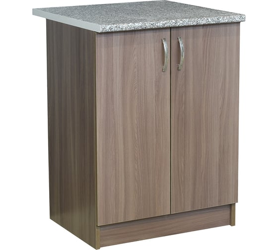 Изображение товара Рабочий стол SANTREK ширина 80 см цвет дуб темный, стол гранит ЛДСП 54534