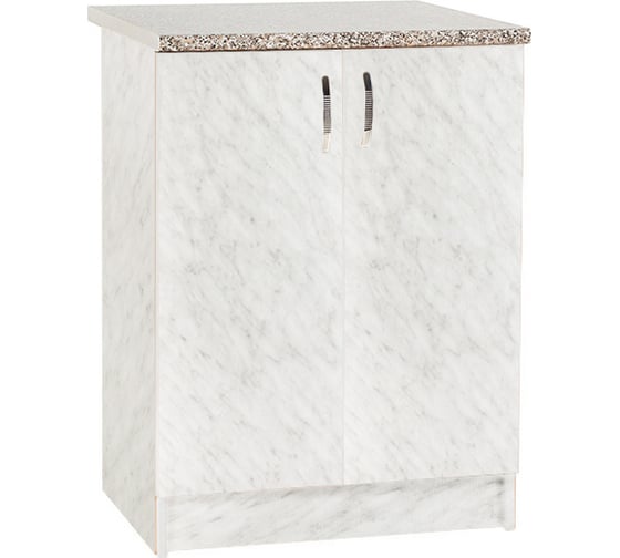 Изображение товара Рабочий стол SANTREK ширина 60 см цвет карара, стол гранит ЛДСП 41494