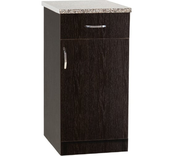 Изображение товара Рабочий стол SANTREK ширина 50 см цвет венге 1 ящик, стол гранит ЛДСП 78800