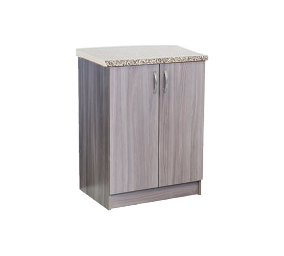 Изображение товара Рабочий стол SANTREK ширина 60 см цвет дуб темный, стол гранит ЛДСП 54533