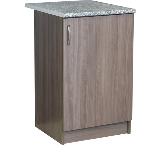 Изображение товара Рабочий стол SANTREK ширина 40 см цвет дуб темный, стол гранит ЛДСП 54531