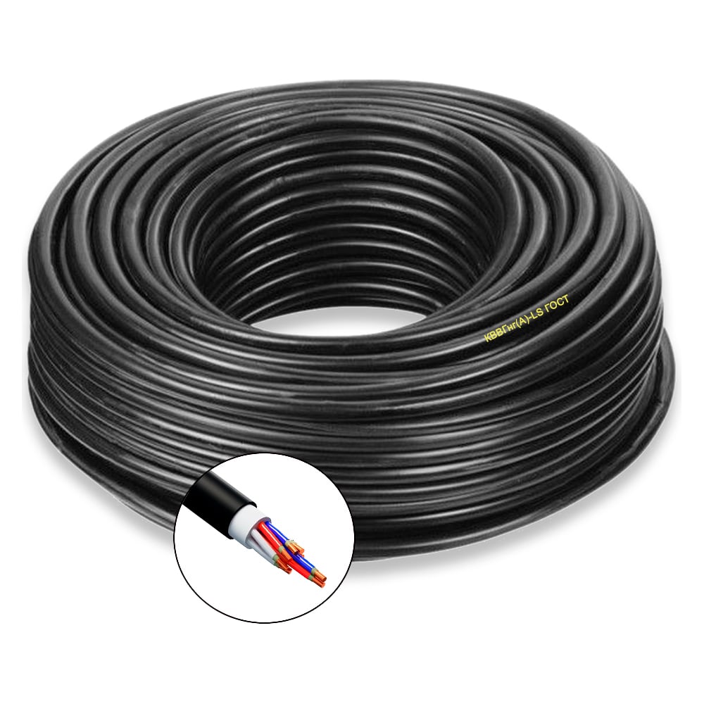 Изображение товара Контрольный кабель ПРОВОДНИК кввгнг(a)-ls 10x1 мм2, 50м OZ1680L50