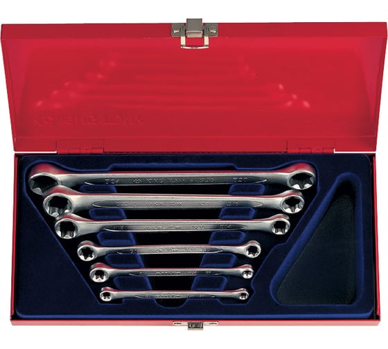 Изображение товара Набор накидных ключей KING TONY Е6-Е24, 6 шт. 1406PR