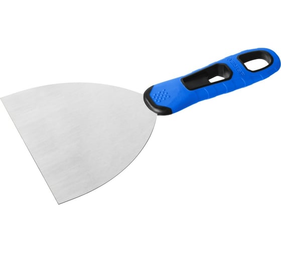 Изображение товара Шпатель с профилированным нержавеющим полотном и 2к ручкой 120мм Зубр ПРОФЕССИОНАЛ 10049-12_z03
