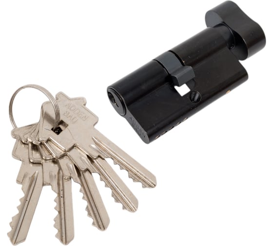 Изображение товара Цилиндр ADDEN BAU ключ-завёртка CYL 5-60 KNOB BLACK 940000001598