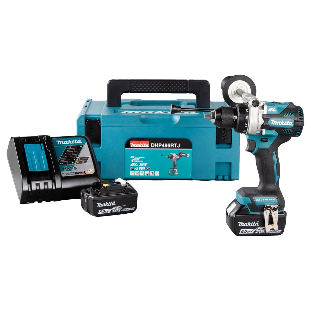 Ударная аккумуляторная дрель-шуруповерт Makita LXT BL