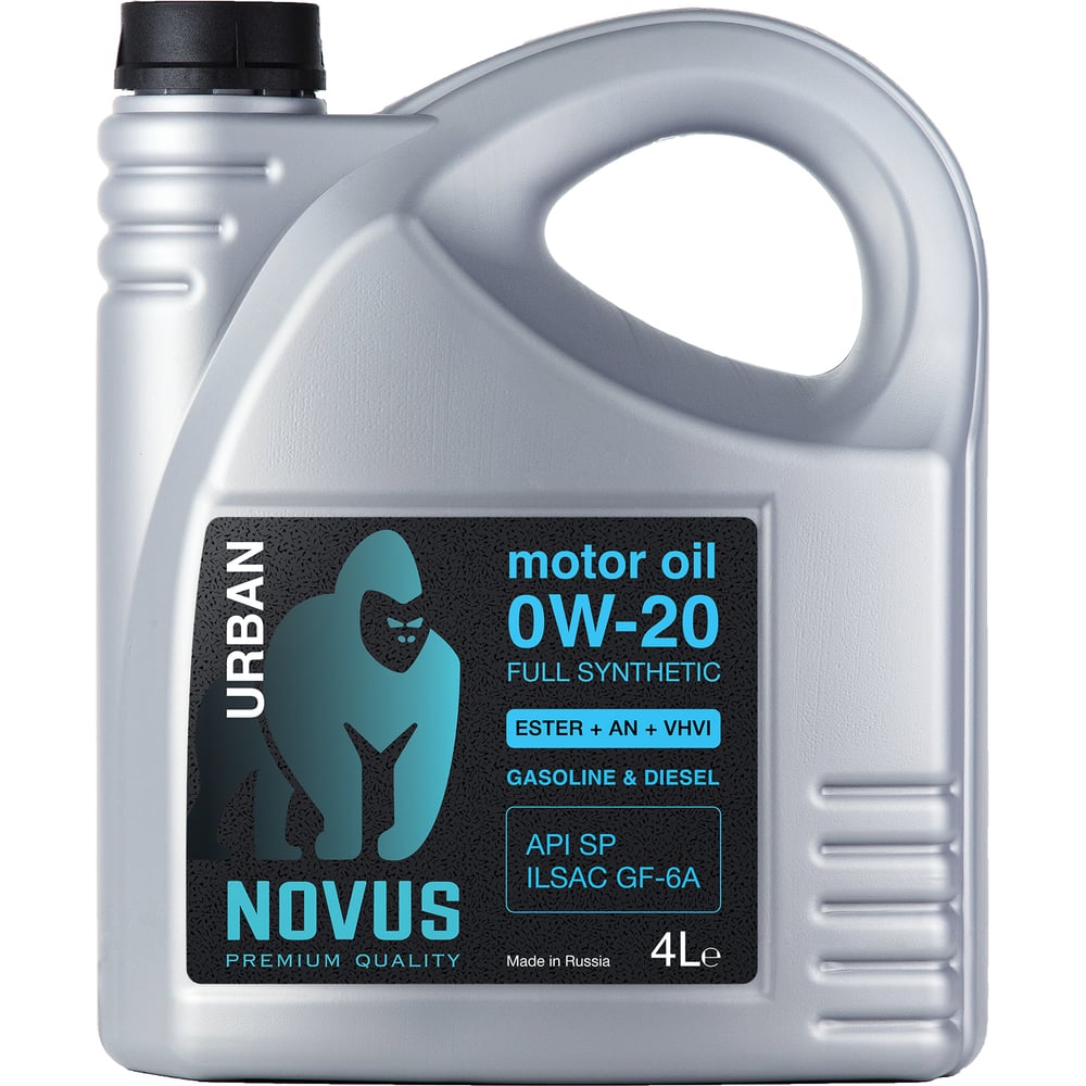 Моторное масло Новус cинтетическое моторное масло zic zero 20 0w20 4 л