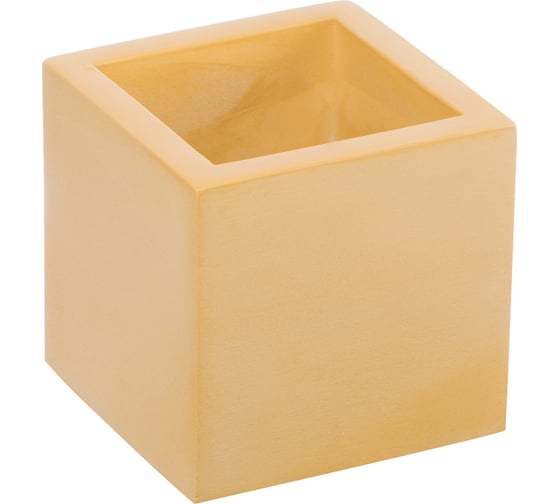 Изображение товара Кашпо Вещицы квадро, 0.2 л, желтый Kras3