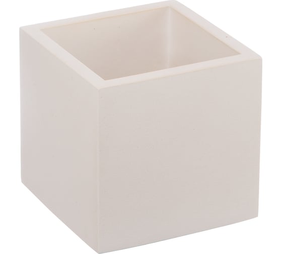 Изображение товара Кашпо Вещицы квадро, 0.6 л, слоновая кость Kras14