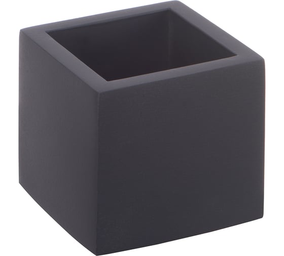 Изображение товара Кашпо Вещицы квадро, 0.2 л, антрацит Kras11