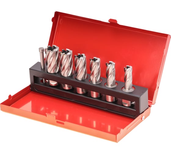 Изображение товара Набор корончатых сверл (7 предметов; 12-14-16-18-20-22 мм; HSS-G) RUKO 108820