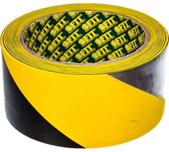 Изображение товара Лента разметочная FIT IT черно-желтая ,50мм*25м 11859