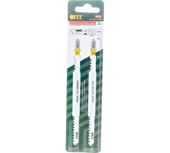 Изображение товара Полотно для электролобзика Т344D, 2 шт. FIT HQ 40942