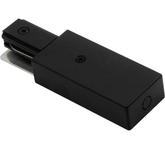 Изображение товара Коннектор питания DesignLed для трековых систем, черный CN2-BL-PW