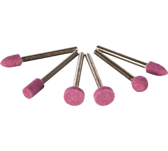 Изображение товара Шарошки-мини по металлу, корунд, 6 шт. FIT IT 36924