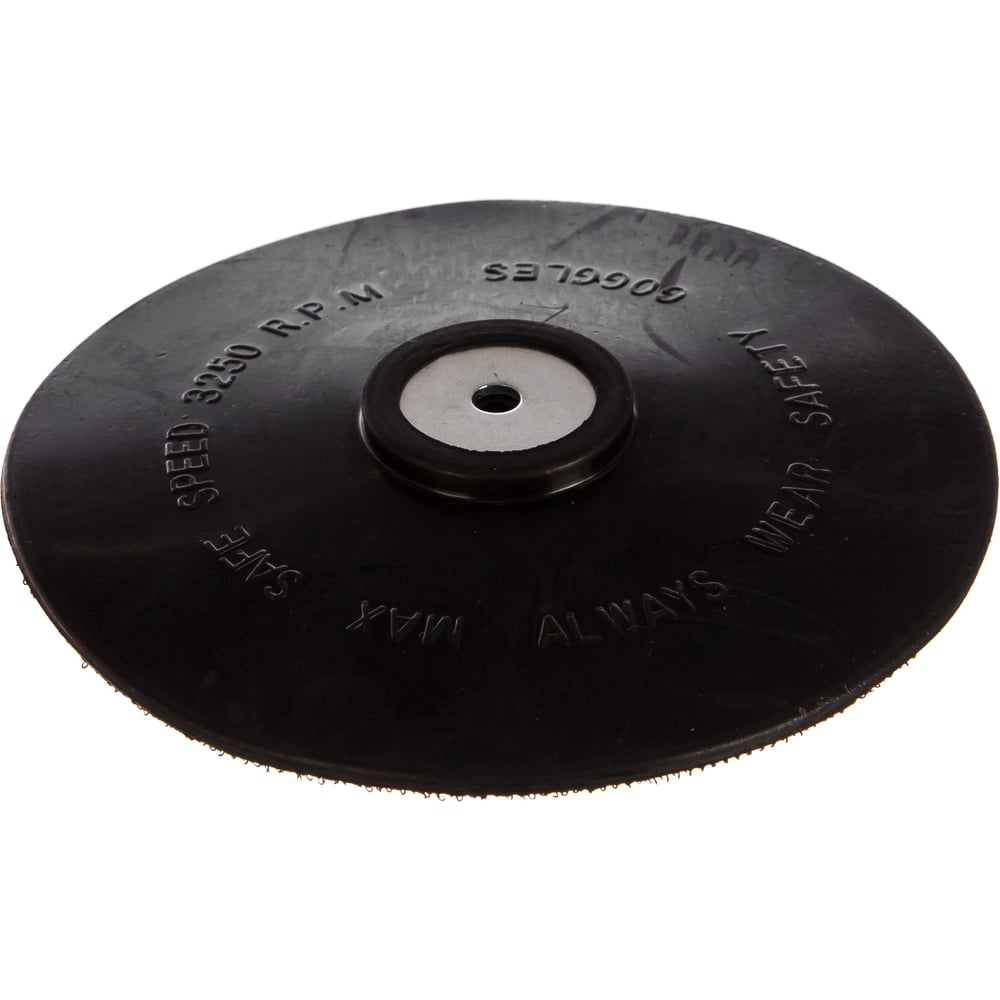 Шлифовальный диск для дрели FIT насадка с липучкой для дрели и ушм тундра толстый резиновый диск м14 с адаптером 100 мм 971820