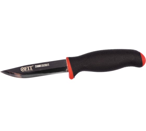 Изображение товара Строительный нож FIT IT прорезиненная ручка 10611