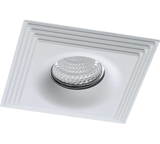 Изображение товара Встраиваемая рамка DesignLed мат белый MR16 (LINE-SQ5-FW) NC1760SQ-FW
