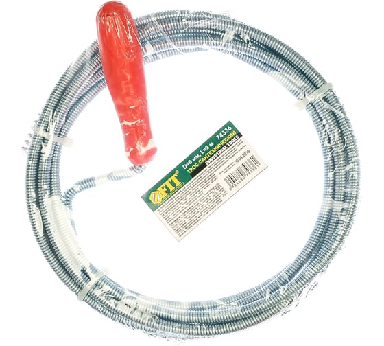 Изображение товара Сантехнический трос для чистки труб FIT IT 3 м x 6,0 мм 74336