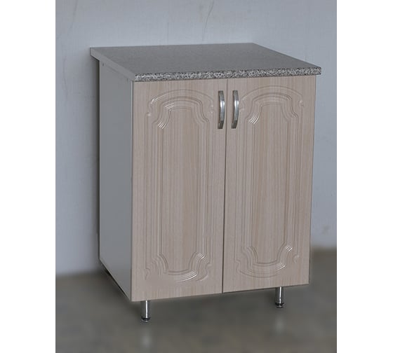 Изображение товара Рабочий стол SANTREK ширина 60 см дуб светлый глянец фасад МДФ столешница цвет гранит 53697