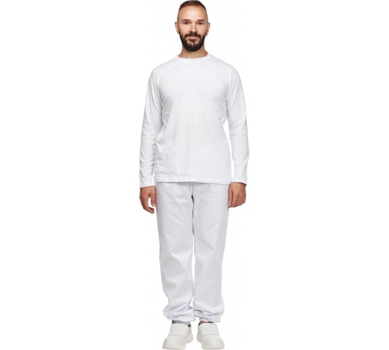 Изображение товара Футболка с длинным рукавом ООО Комус 160 г, белый, р. XXL 1187736