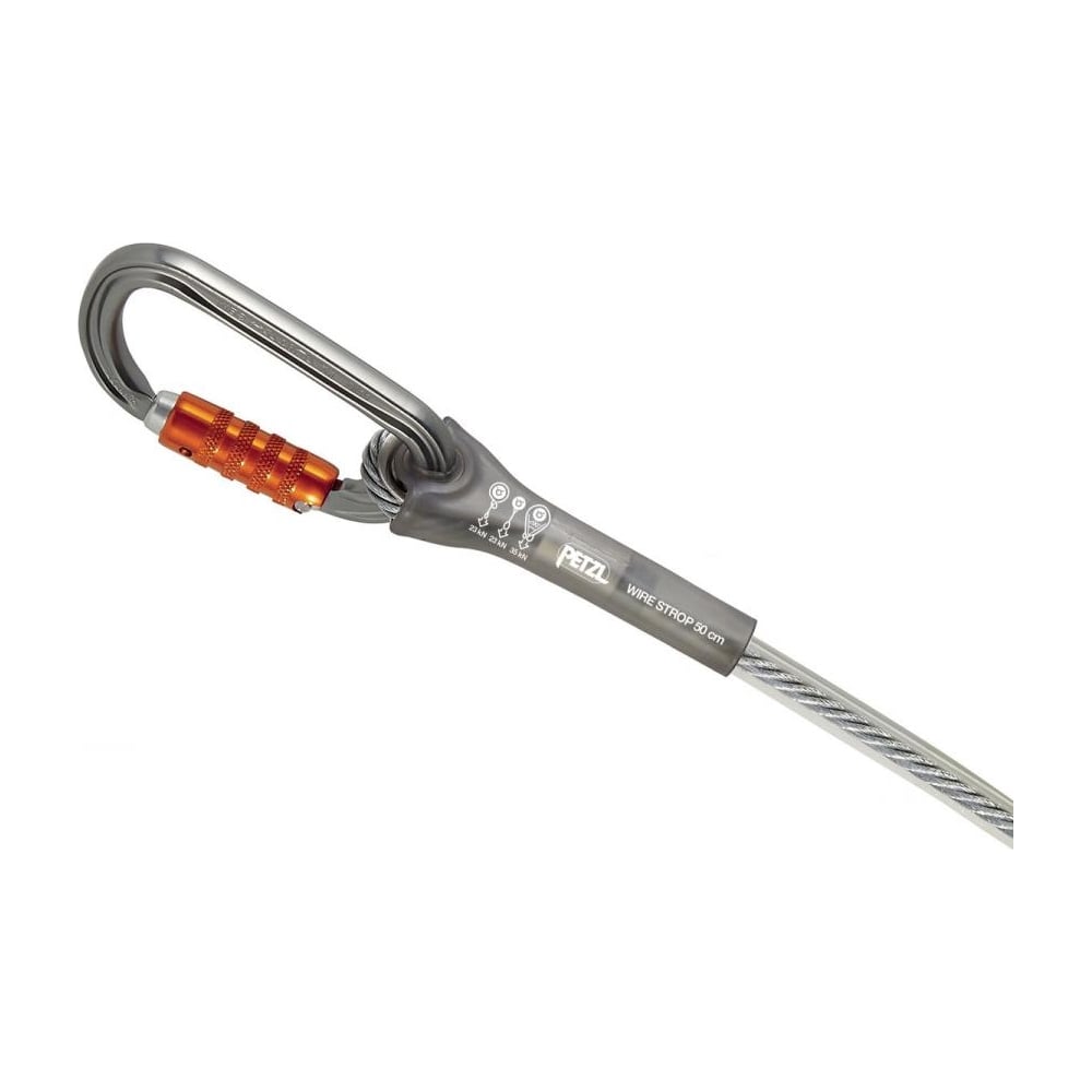 Изображение товара Анкерный строп Petzl WIRE STROP 100 см гальванизированная сталь надежное крепежное средство