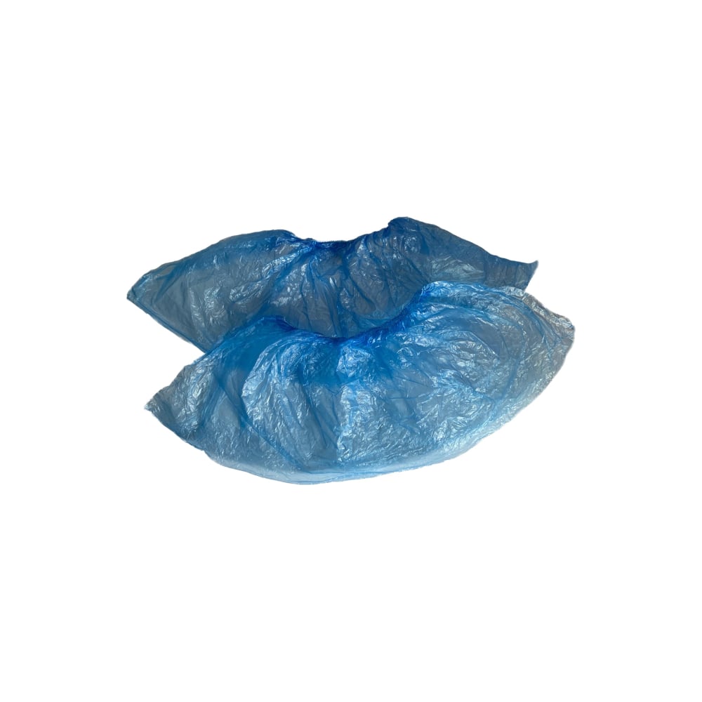 Гладкие бахилы ООО Комус бахилы пластиковые толстые одноразовые бахилы для диспенсера бахил 100 шт синий