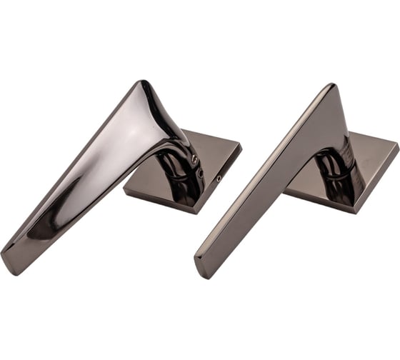 Изображение товара Дверные ручки на тонкой розетке BUSSARE BRAVO A-45-40 B.NICKEL 940000004029