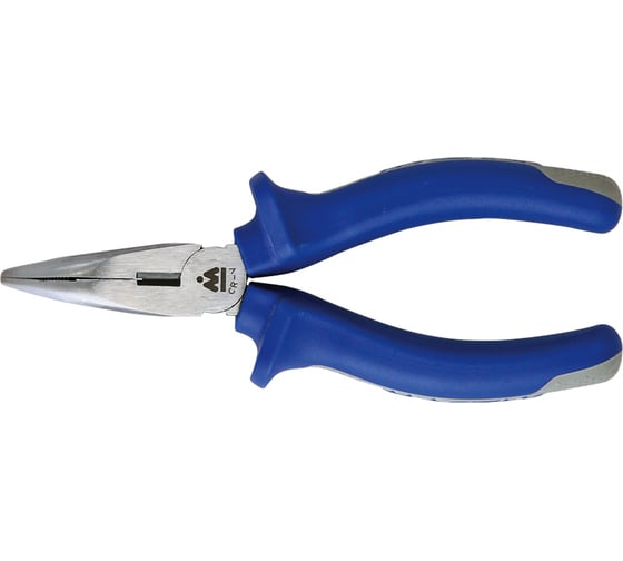 Изображение товара Удлинённые тонкие загнутые плоскогубцы 160мм МАСТАК 030-11160H