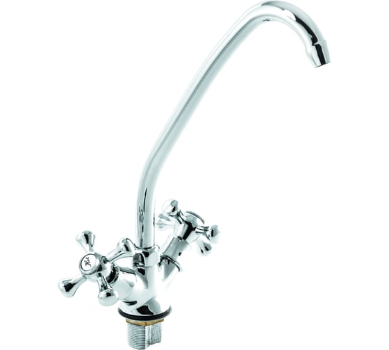 Изображение товара Смеситель для кухни SANTREK AQUA-210 "NOSTALGIE" 1/2 м/к на гайке Крест SL 594 123493