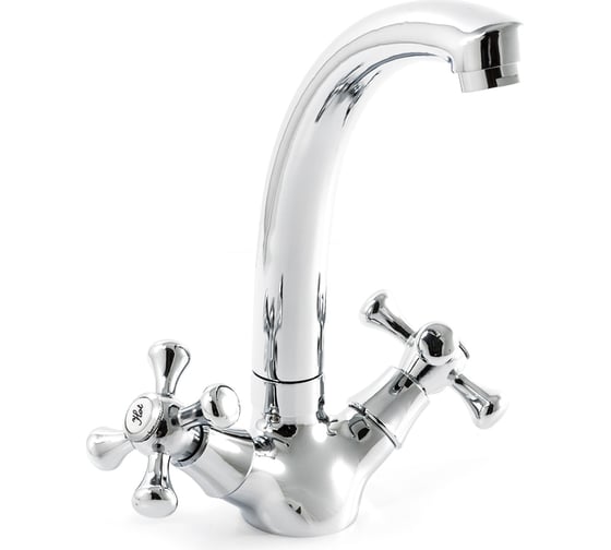 Изображение товара Смеситель для кухни SANTREK AQUA-410 "CLASSIC" LUX 1/2 м/к Крест SL 594 276637