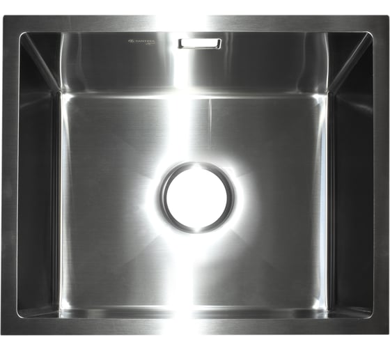 Изображение товара Нержавеющая врезная мойка SANTREK 540x440x220 т 3,0 САТИН D5444HS подстольный и обычный монтаж (+ сифон квадратный) AQUA 312400