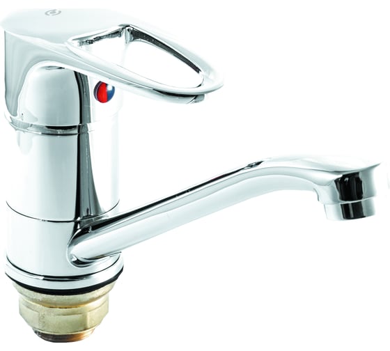 Изображение товара Смеситель для кухни SANTREK AQUA-630 "MODERN" d-40 на гайке, средний нос SB97/SB100 123471