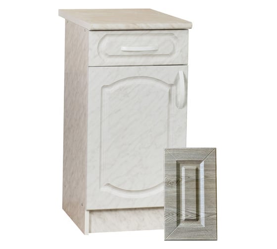 Изображение товара Рабочий стол SANTREK ширина 40 см Турин 1 дверь фасад МДФ, столешница цвет сахара 64274