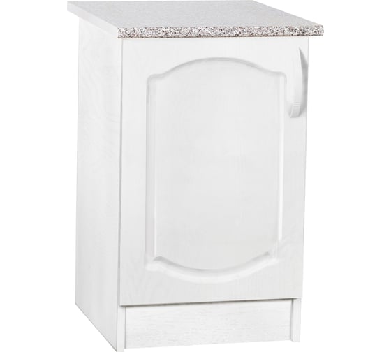 Изображение товара Рабочий стол SANTREK ширина 40 см ясень белый 1 дверь фасад МДФ, столешница цвет дуб вотан 282736