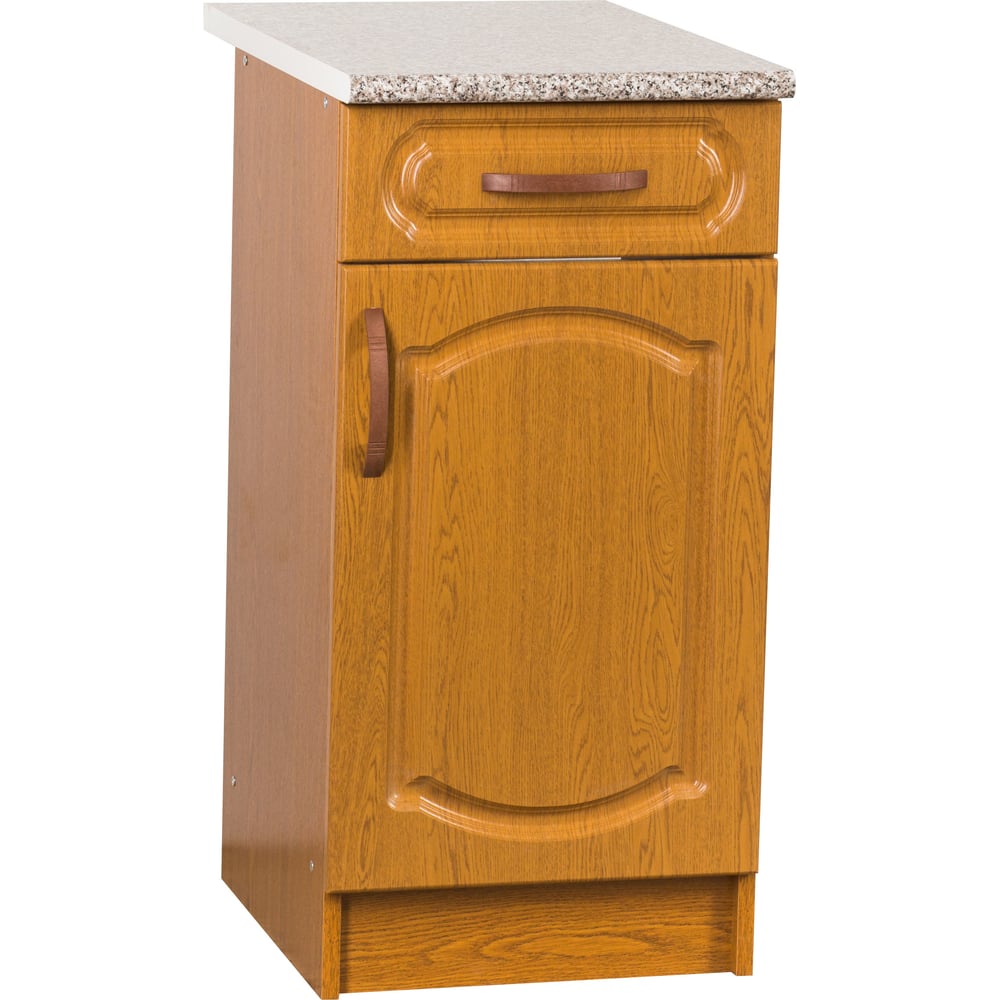 Изображение товара Рабочий стол SANTREK 40 см дуб-рустик с ящиком и столешницей гранит