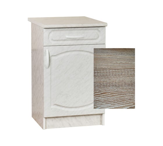 Изображение товара Рабочий стол SANTREK ширина 50 см Ель 1 дверь фасад МДФ, столешница цвет сахара 64200