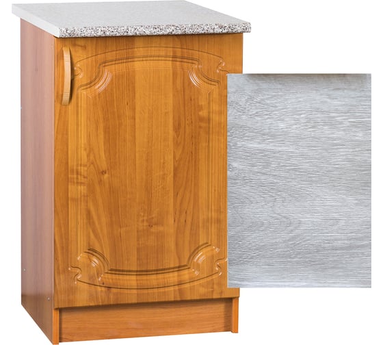 Изображение товара Рабочий стол SANTREK ширина 50 см берёза 1 дверь фасад МДФ, столешница цвет сахара 64295