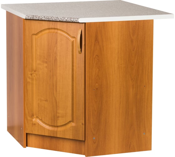 Изображение товара Угловой рабочий стол SANTREK 85x85 см 1 дверь ольха фасад МДФ столешница цвет гранит 26379