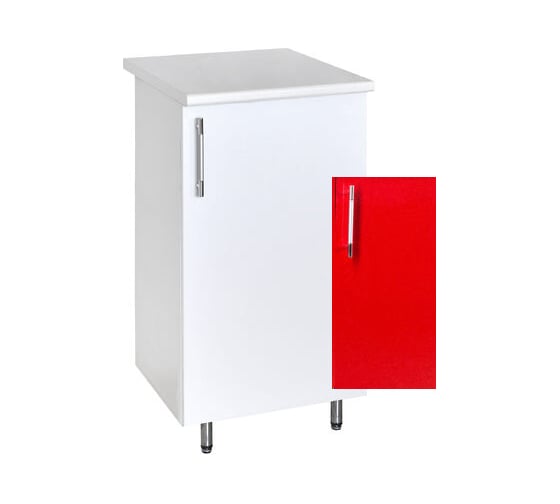 Изображение товара Рабочий стол SANTREK ширина 40 см красный металлик фасад МДФ, столешница цвет сахара 68132