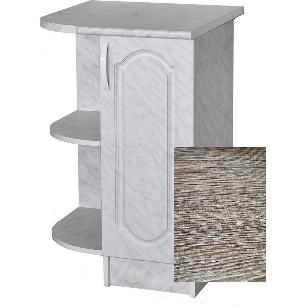 Изображение товара Торцевой стол SANTREK 55 см Ель фасад МДФ угловой