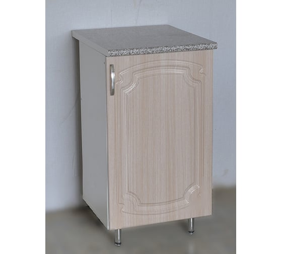 Изображение товара Рабочий стол SANTREK ширина 40 см дуб светлый глянец фасад МДФ столешница цвет гранит 53695