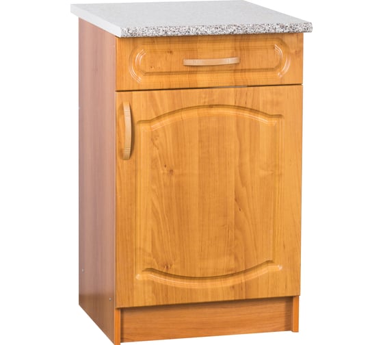 Изображение товара Рабочий стол SANTREK ширина 50 см ольха 1 ящик фасад МДФ столешница цвет гранит 23160