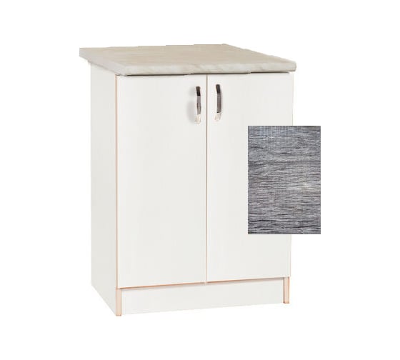 Изображение товара Рабочий стол SANTREK ширина 60 см Турин 2 двери фасад МДФ, столешница цвет сахара 64266