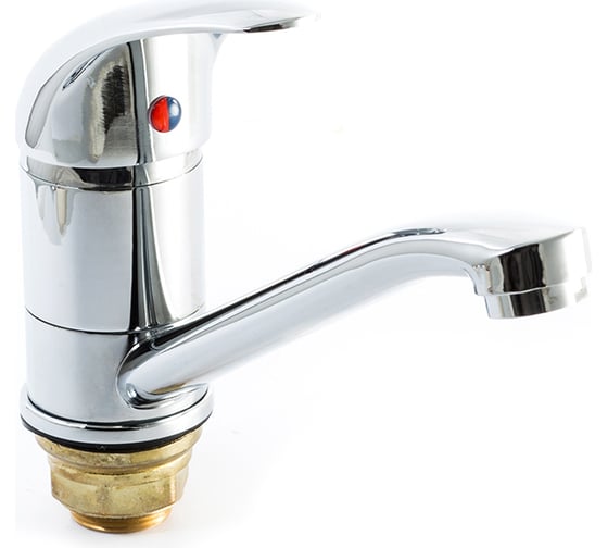 Изображение товара Смеситель для кухни SANTREK AQUA-630 "MODERN" d-40 на гайке, средний нос SB71 276686