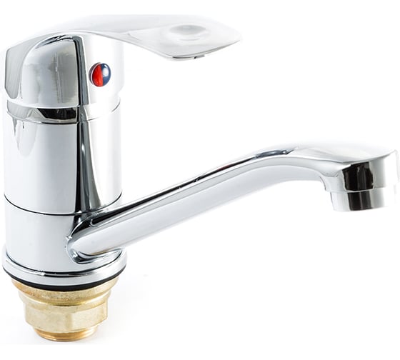 Изображение товара Смеситель для кухни SANTREK AQUA-630 "MODERN" d-40 на гайке, средний нос SB70 276685