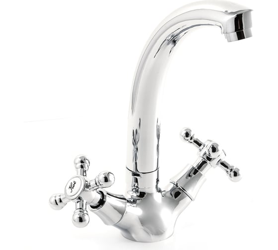 Изображение товара Смеситель для кухни SANTREK AQUA-410 "CLASSIC" LUX 1/2 м/к Крест SL592 276636