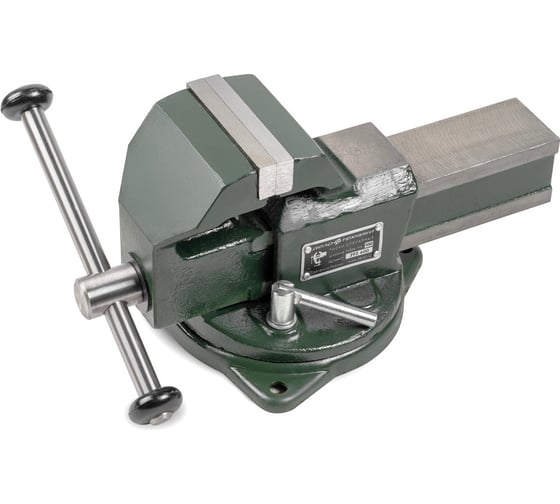 Изображение товара Слесарные поворотные тиски с наковальней Дело Техники ТСС-100 392400